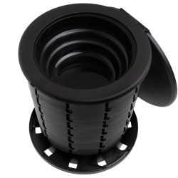 Camry CR 1041 Portable Toilet, 21L, 3-in-1, Multifunctional Design, Foldable, Black