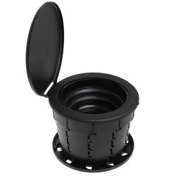 Camry CR 1041 Portable Toilet, 21L, 3-in-1, Multifunctional Design, Foldable, Black