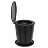 Camry CR 1041 Portable Toilet, 21L, 3-in-1, Multifunctional Design, Foldable, Black