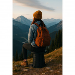 Camry CR 1041 Portable Toilet, 21L, 3-in-1, Multifunctional Design, Foldable, Black