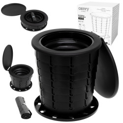 Camry CR 1041 Portable Toilet, 21L, 3-in-1, Multifunctional Design, Foldable, Black
