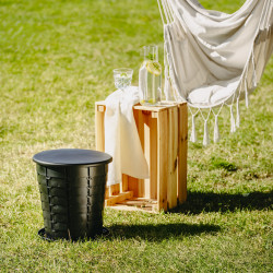 Toaletă portabila Camry CR 1041, 21L, 3in1 Design multifunctional, Pliabila, Negru