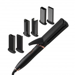 Set de styling 5in1 Adler AD 2028, 1200W, acoperire ceramică, cablu rotativ la 360 de grade, negru