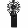 Ventilator portabil Adler AD 7336, Pliabil, 6,5 cm, 46,2 dB, 2xAA, Pala inclinata la 30°, Negru