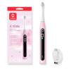 Periuta de dinti electrica Oclean X Kids, 2.5W, 72000 rpm, 5 moduri, Timer, Autonomie pana la 40 zile, Oclean OS, Tip C, Roz