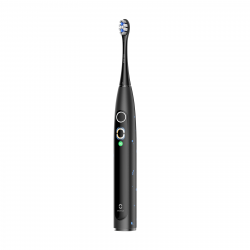 Periuta de dinti electrica pentru copii Oclean X Kids Set, 2.5W, 72000 rpm, 5 moduri, Timer, Autonomie pana la 40 zile, Oclean OS, Tip C, Husa, Negru