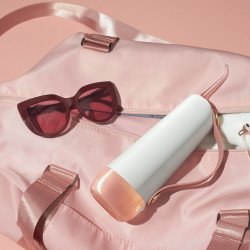 Οδοντιατρικό ντους Oclean W10, 5 λειτουργίες, 2 ακροφύσια, 200 ml, 1400 παλμοί ανά λεπτό, IPX7, USB-C, ροζ