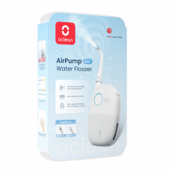 Oclean AirPump A10, 3 üzemmód, 2 fúvóka, 40 napos üzemidő, IPX7, USB-C, szürke