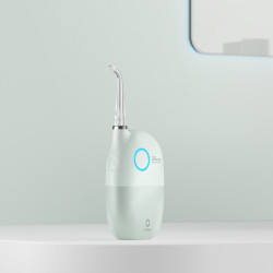 Οδοντιατρικός ποτιστής Oclean AirPump A10, 3 λειτουργίες, 2 ακροφύσια, διάρκεια ζωής μπαταρίας 40 ημερών, IPX7, USB-C, Πράσινο