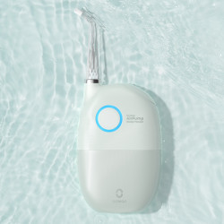 Зъбен душ Oclean AirPump A10, 3 режима, 2 накрайника, Автономия 40 дни, IPX7, USB-C, Зелен