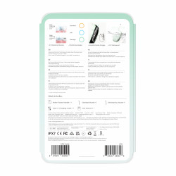 Οδοντιατρικός ποτιστής Oclean AirPump A10, 3 λειτουργίες, 2 ακροφύσια, διάρκεια ζωής μπαταρίας 40 ημερών, IPX7, USB-C, Πράσινο