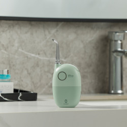 Oclean AirPump A10, 3 üzemmód, 2 fúvóka, 40 napos üzemidő, IPX7, USB-C, zöld