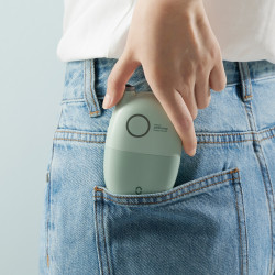 Irigator dentar Oclean AirPump A10, 3 moduri, 2 duze, 40 zile autonomie, IPX7, USB-C, Verde