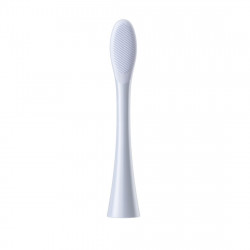 Комплект 2 бр резервни глави за електрическа четка за зъби Oclean Professional Clean Brush Head, Твърда, DuPont влакна, Грижа за езика, Сребрист