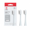 Set 2 capete de schimb pentru periuta de dinți electrica Oclean Professional Clean Brush Head, Hard, Peri DuPont, Ingrijirea limbii, Argintiu