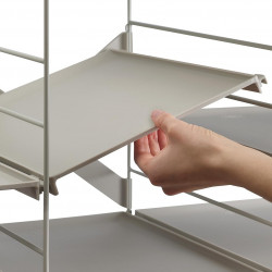 Ρυθμιζόμενο ράφι παπουτσιών Joseph Joseph 55009, 12 ζευγάρια, 3 ράφια, Ατσάλινη βάση, εκρού