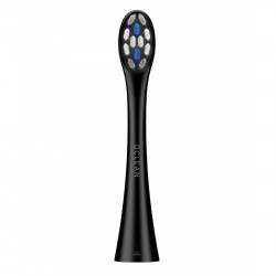 Комплект 6 бр резервни глави за електрическа четка за зъби Oclean Delicate Care Brush Head, Мека, За деца, DuPont влакна с флуроид, Черен