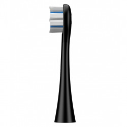 Комплект 6 бр резервни глави за електрическа четка за зъби Oclean Delicate Care Brush Head, Мека, За деца, DuPont влакна с флуроид, Черен
