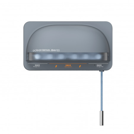 Стерилизатор за четки за зъби Oclean S1, 0.7W, Автоматичен режим, 1000 mAh, 99.9% ефективност, Автономия 20 дена, USB-C, Сив