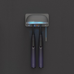 Oclean S1 Toothbrush Sterilizer, 0.7W, Automatic Mode, 1000 mAh, 99.9% Efficiency, 20-Day Battery Life, USB-C, Gray