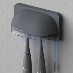 Sterilizator pentru periute de dinti Oclean S1, 0.7W, Mod automat, 1000 mAh, 99.9% eficienta, Autonomie 20 zile, USB-C, Gri