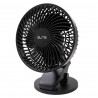 Ventilator USB Elite YF-0307USB, 15.2 cm, USB, Autonomie pana la 5 h, Negru