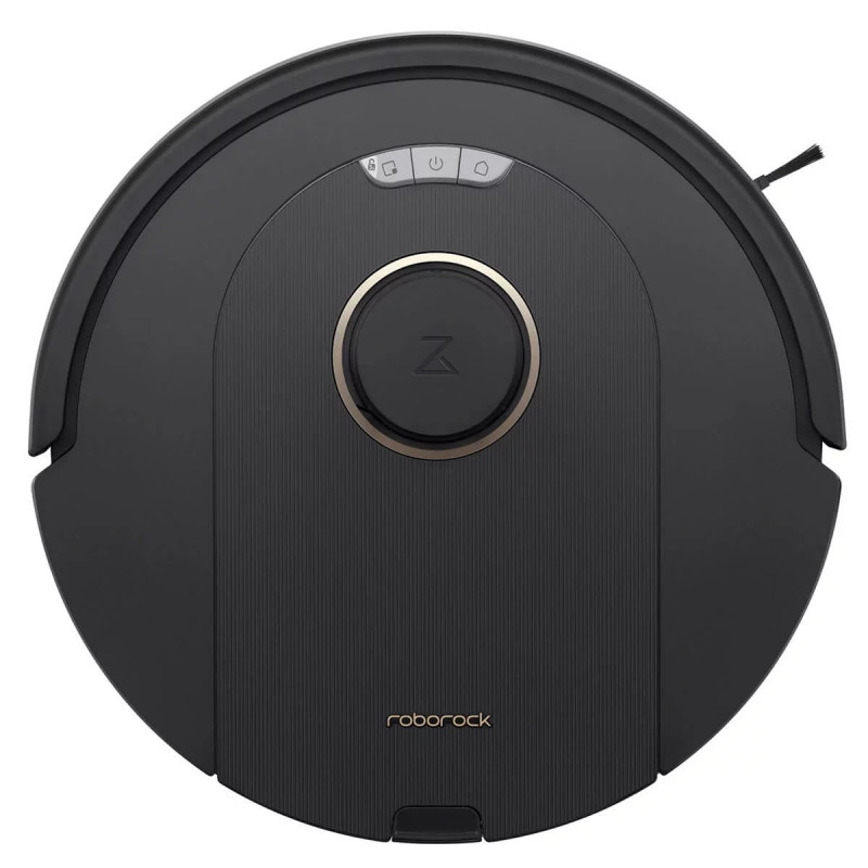 Прахосмукачка робот Roborock Q5 Pro, 59W, 5500 Pa, 770 мл, Wi-Fi, Сухо и мокро почистване, PreciSense LiDAR, Гласов контрол, Авто. презареждане, Черен