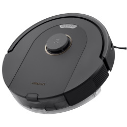 Ρομποτική ηλεκτρική σκούπα Roborock Q5 Pro, 59W, 5500 Pa, 770 ml, Wi-Fi, Στεγνός και υγρός καθαρισμός, PreciSense LiDAR, Φωνητικός έλεγχος, Αυτόματη επαναφόρτιση, Μαύρο