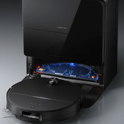 Aspirator robotic cu AI Roborock Saros 10R, 65W, 22000 Pa, 270 ml, SMART, Curățare uscată și umedă, LiDAR, StarSight, 180 min autonomie, Negru