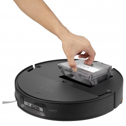 Aspirator robotic cu AI Roborock Saros 10R, 65W, 22000 Pa, 270 ml, SMART, Curățare uscată și umedă, LiDAR, StarSight, 180 min autonomie, Negru