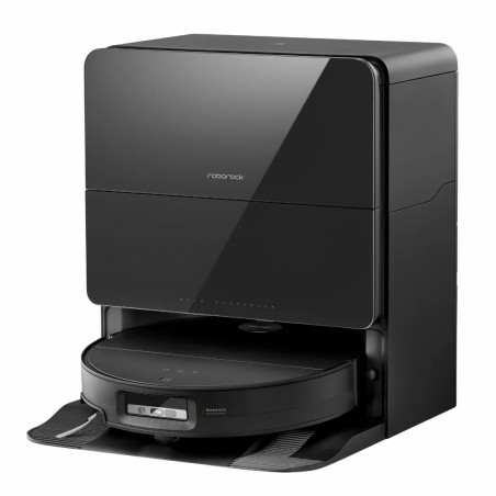 Прахосмукачка робот Roborock Saros 10, 22000 Pa, 270 мл, AdaptiLift, Сухо и мокро почистване, LiDAR, StarSight, Гласов асистент, 180 мин автономност, 3D ToF сензори, Пълна автоматизация, Черен
