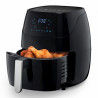 Фритюрник AirFryer Oliver Voltz OV51980Q, Wi-Fi, 1500W, 5 л, 8 програми, Горещ въздух, Таймер, Черен