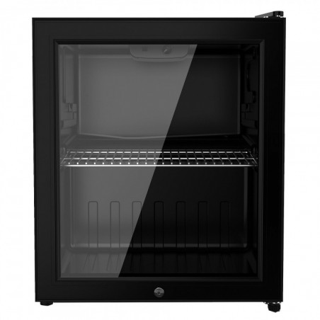 Frigider mini bar Crown CM50 BL, 50 L, 0-10°C, Sistem static, LED iluminat, Negru
