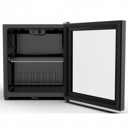 Хладилник мини бар Crown CM50 BL, 50 л, 0-10C, Статична система, LED осветление, Черен