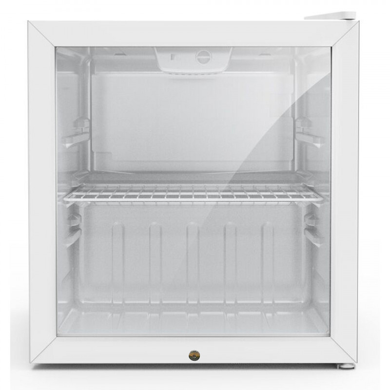 Frigider mini bar Crown CM50 WH, 50 L, 0-10°C, Sistem static, LED iluminat, Alb