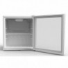 Crown CM50 WH Mini Bar Refrigerator, 50 L, 0–10°C, Top-mounted freezer, LED lighting, White