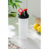 Sticla pentru apa Hermia 503HRN1165, 740 ml, Fara BPA, Plastic, Alb/Rosu
