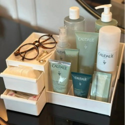 Hermia Οργάνωση μακιγιάζ 200BYR1102, 28x17x13 cm, BPA Free, Πλαστικό, Λευκό