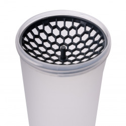 Sticlа pentru apa Hermia 503HRN1166, 740 ml, Fara BPA, Plastic, Alb/Portocaliu