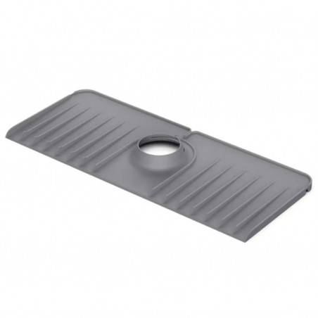 Organizator chiuveta Hermia 200BYR1121, 13.7x37x1.58 cm, Plastic, Gri