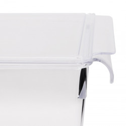 Set of 3 Hermia 964FRM3417 refrigerator organizers, 20x32.5x14 cm, BPA-free, plastic, transparent