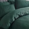 Спален комплект Cotton Box 129CTN3658, 100% памук, 6 части, Завивка 200х220 см, Чаршаф 240х260 см, Калъфка 50х70 см, Зелен