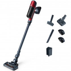 Вертикална прахосмукачка Rowenta X-Pert 6.60 Animal Care RH6878WO, 100W, 2 режима, 0.6 л, 85 dB, Автономия 1 час, LED осветление, Червен/Черен