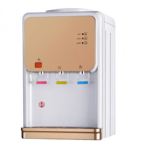 Диспенсър за вода Elite WDC-2525W, Компресорен R600a, 50-550W, 10-85C, 3 температурни настройки, Бежов/бял