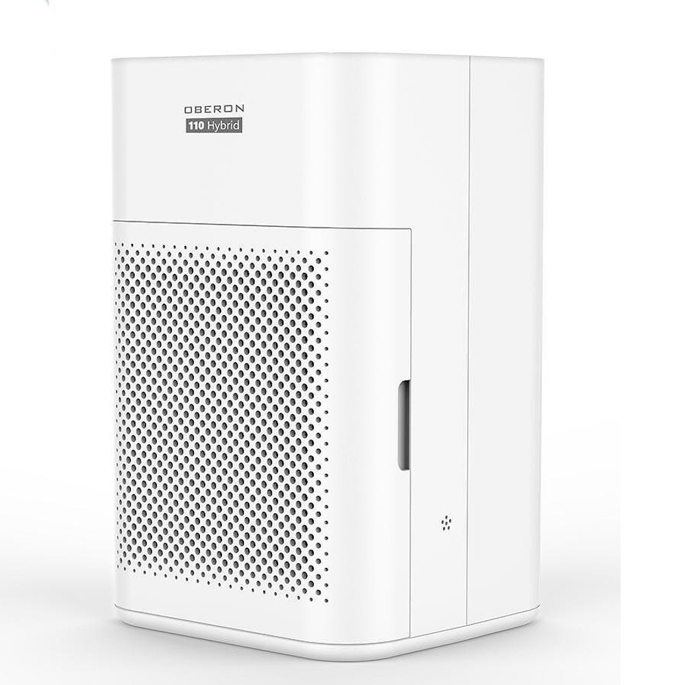 Пречиствател за въздух и овлажнител 2в1 Oberon 110 HYBRID, 21W, За до 15 м2, 110 м³/ч, Wi-Fi, 3 скорости, Карбонов филтър, Нощен режим, Таймер, Бял