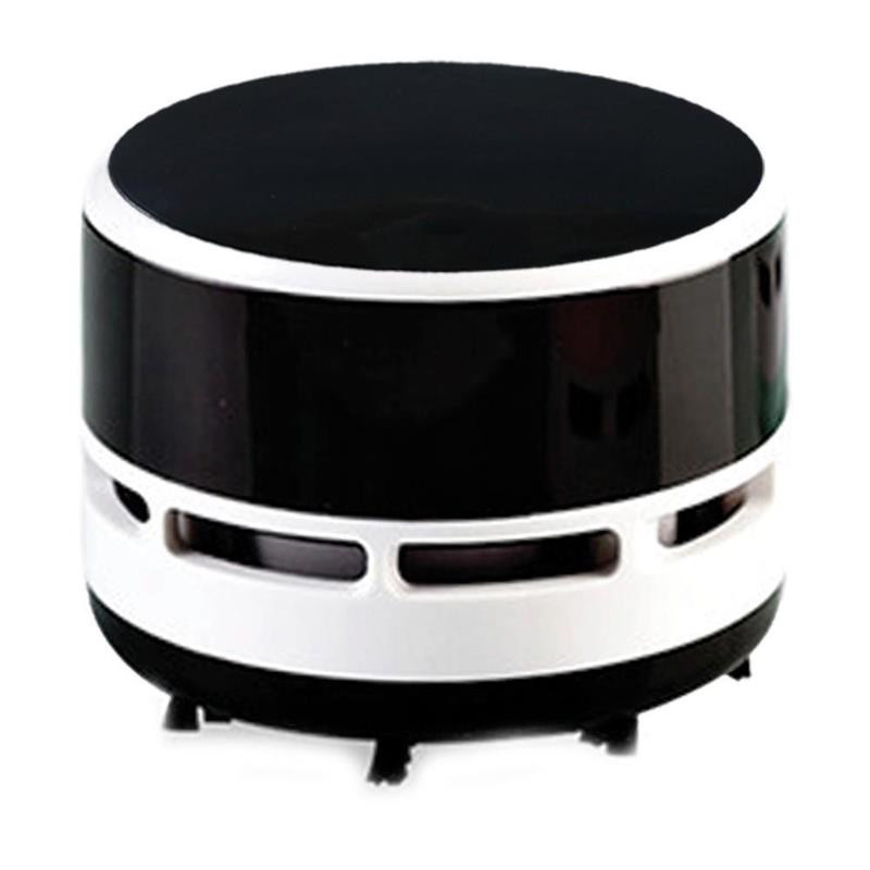 Mini aspirator Attractive, baterie 2xAA, Potrivit pentru praf si frimituri, 8x6 cm, Negru