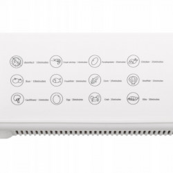 Уред за готвене на пара Saturn ST-EC1187, 1500W, 12 л, Автоматично спиране, Индикатор за ниво на водата, Бял