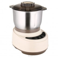 Компактен кухненски робот Saturn ST-FP7180, 500 W, Смилане, Месене, 7 л, 3 функции, Меден мотор, Бежов/Кафяв