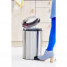 Brabantia NewIcon 649046 Pedal Bin, 20 L, Soft-Close, Non-Slip Base, Fingerprint-Resistant, Stainless Steel/Matte