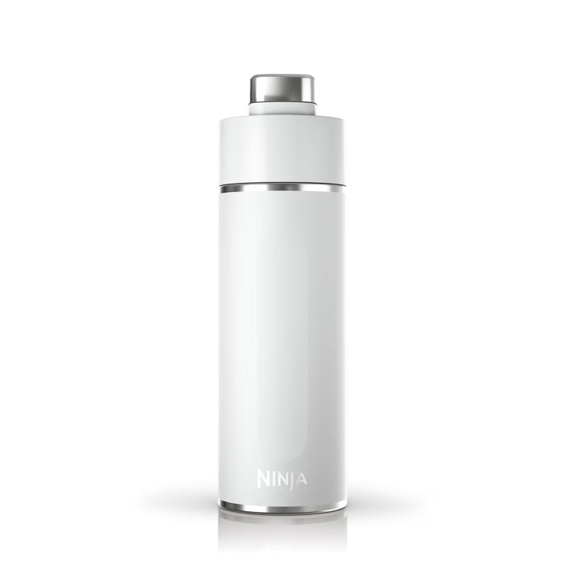 Thermos Ninja DW2401EUUKWH, 700 ml, Κατάλληλο για ανθρακούχα ποτά, Τριπλή μόνωση, Χωρίς BPA, Ζεστό έως 8 ώρες, Κρύο έως 24 ώρες, Λευκό